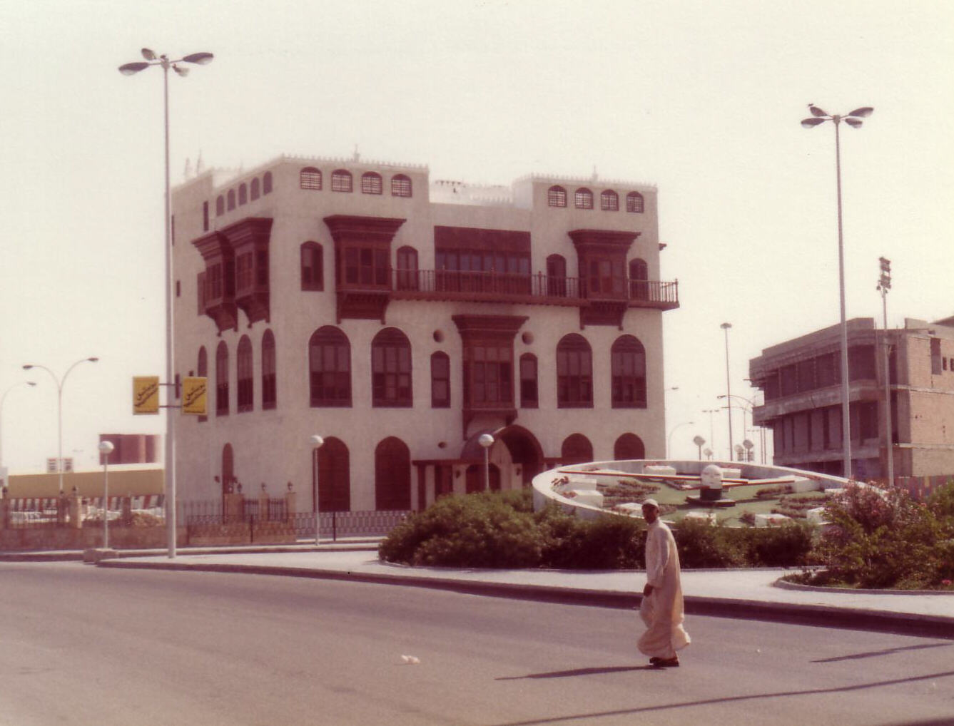 The renovated former British Legation building in Jeddah,  in 1981