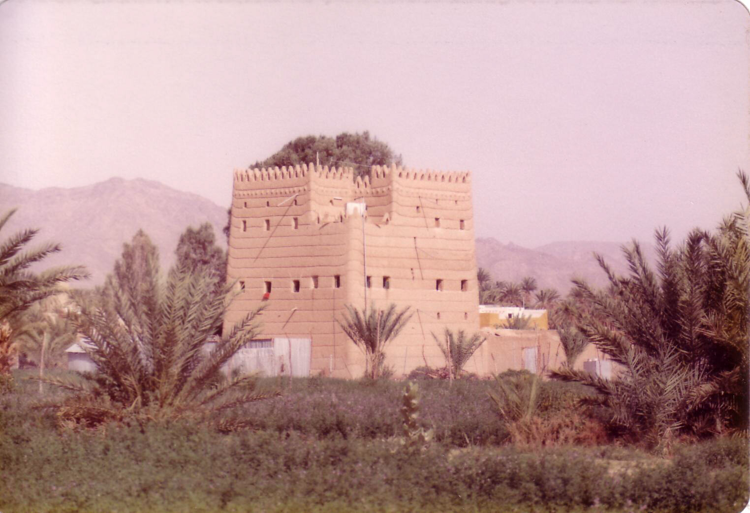 A tower house in Najran, Saudi Arabia