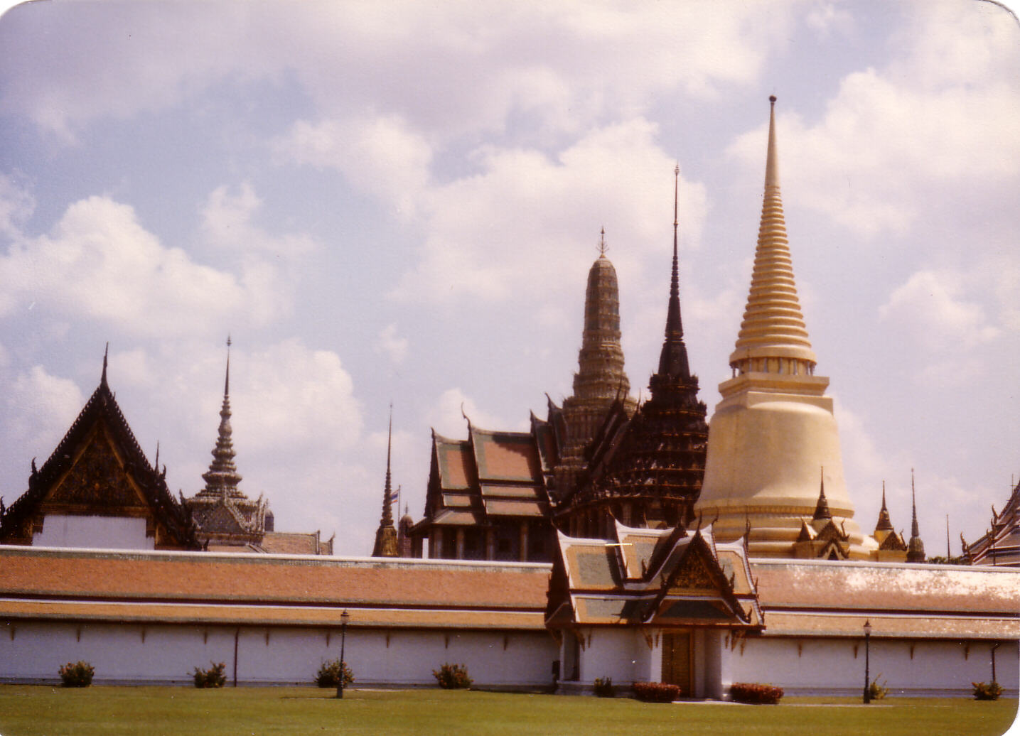 The golden stupa at Wat Phra Keo, Bangkok