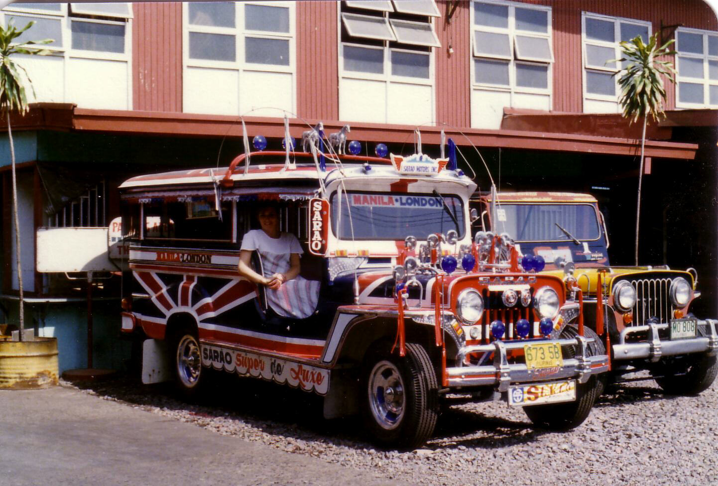 A jeepney taxi in Manila, Philippines