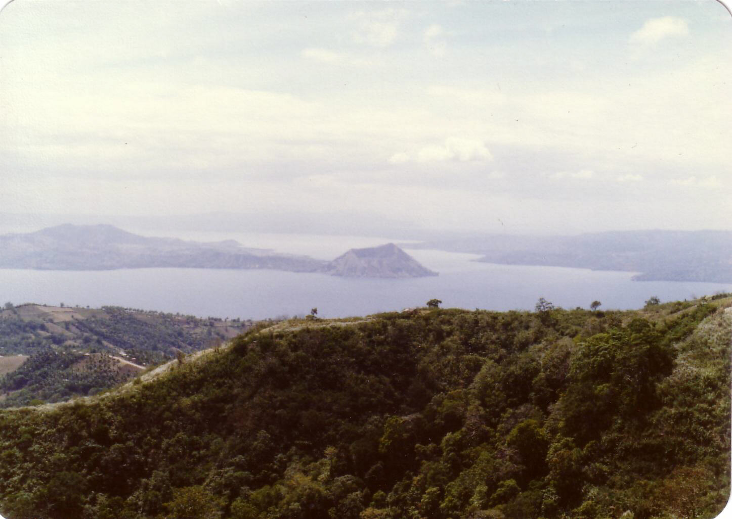 Tagatay volcano near Manila in the Philippines