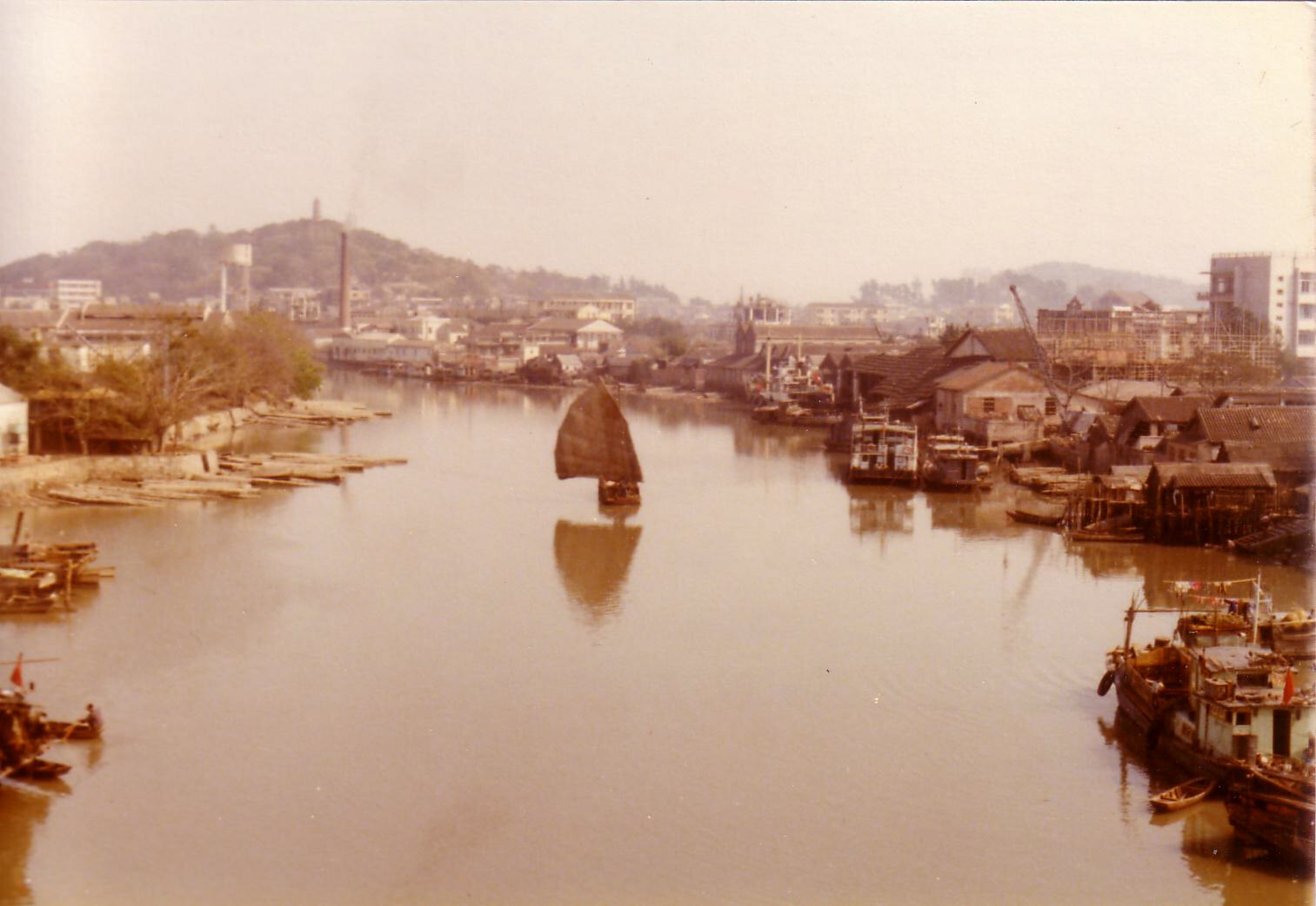 Shiqi or Shekki river, Zhongshan, China