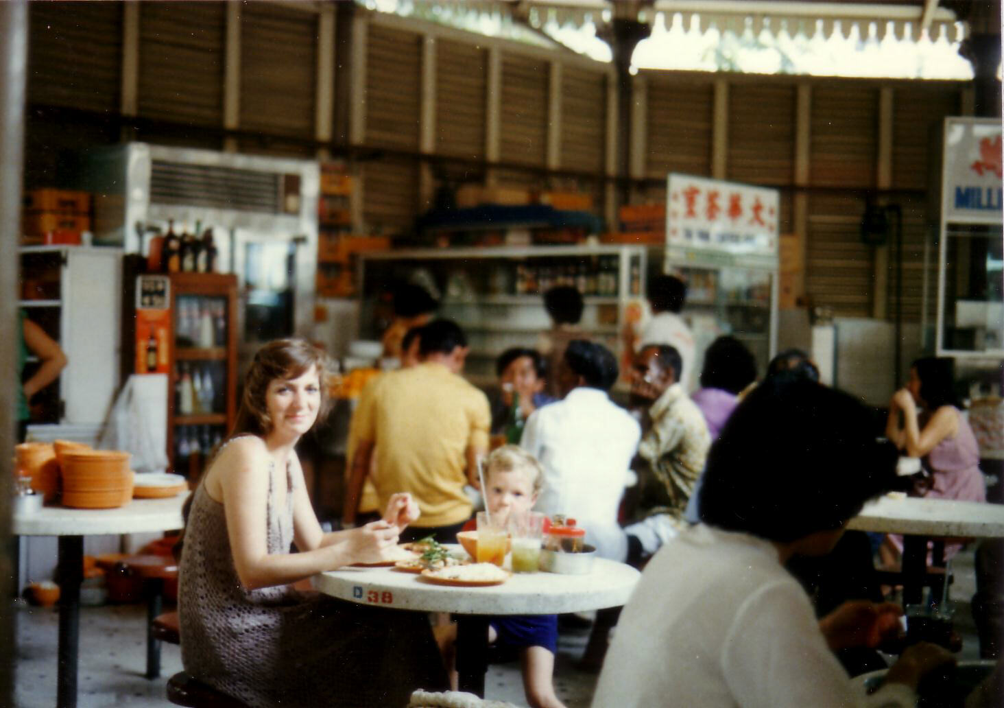 In Telok Ayer food market in Singapore