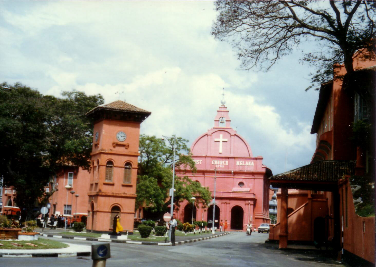 In the old town in Malacca, Malaysia