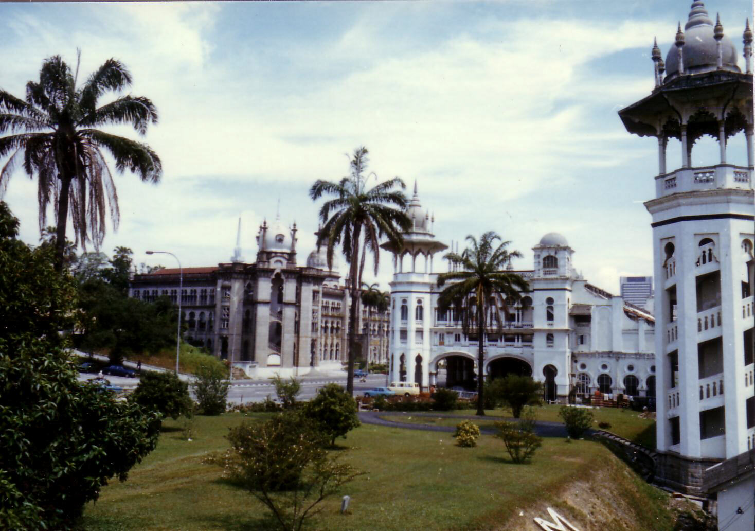 The Railway building in Kuala Lumpur, Malaysia