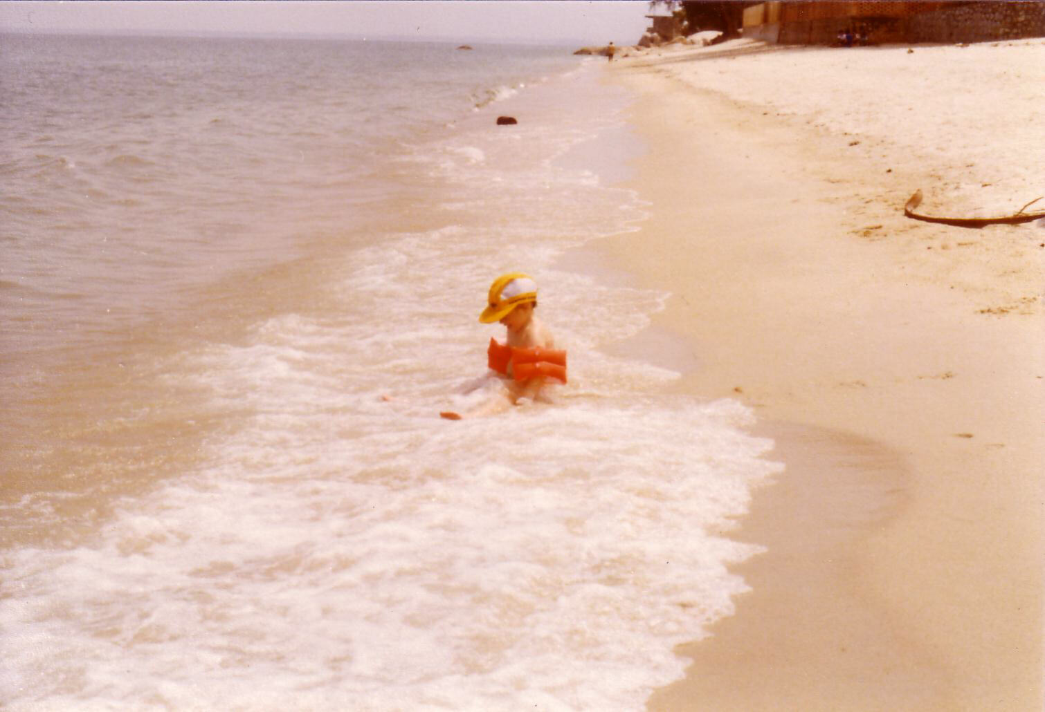 On the beach in Penang, Malaysia