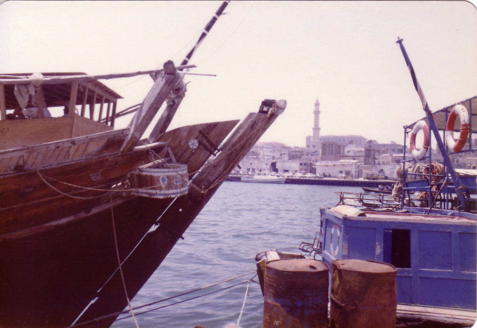 A dhow in the creek in Dubai, UAE