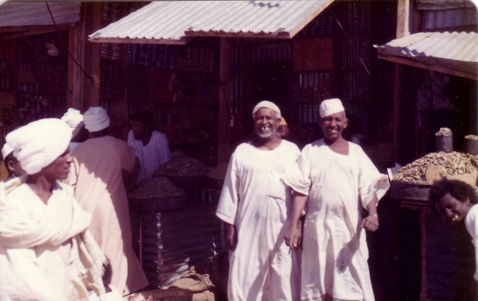 Friendly faces in Khartoum market, Sudan