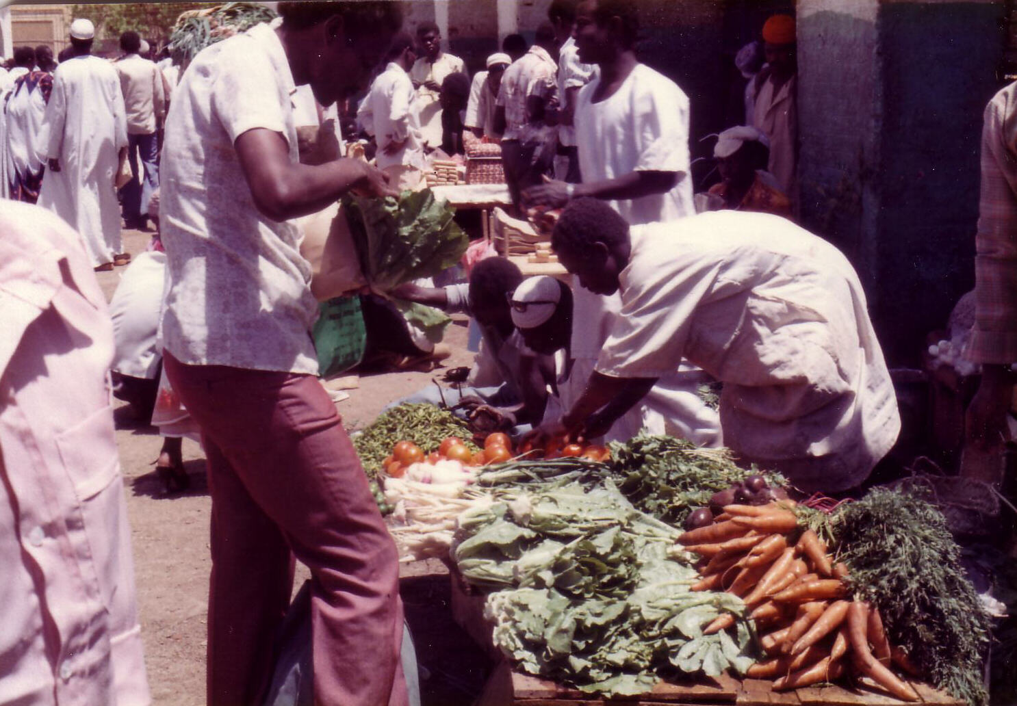 Vegetable market in Khartoum, Sudan