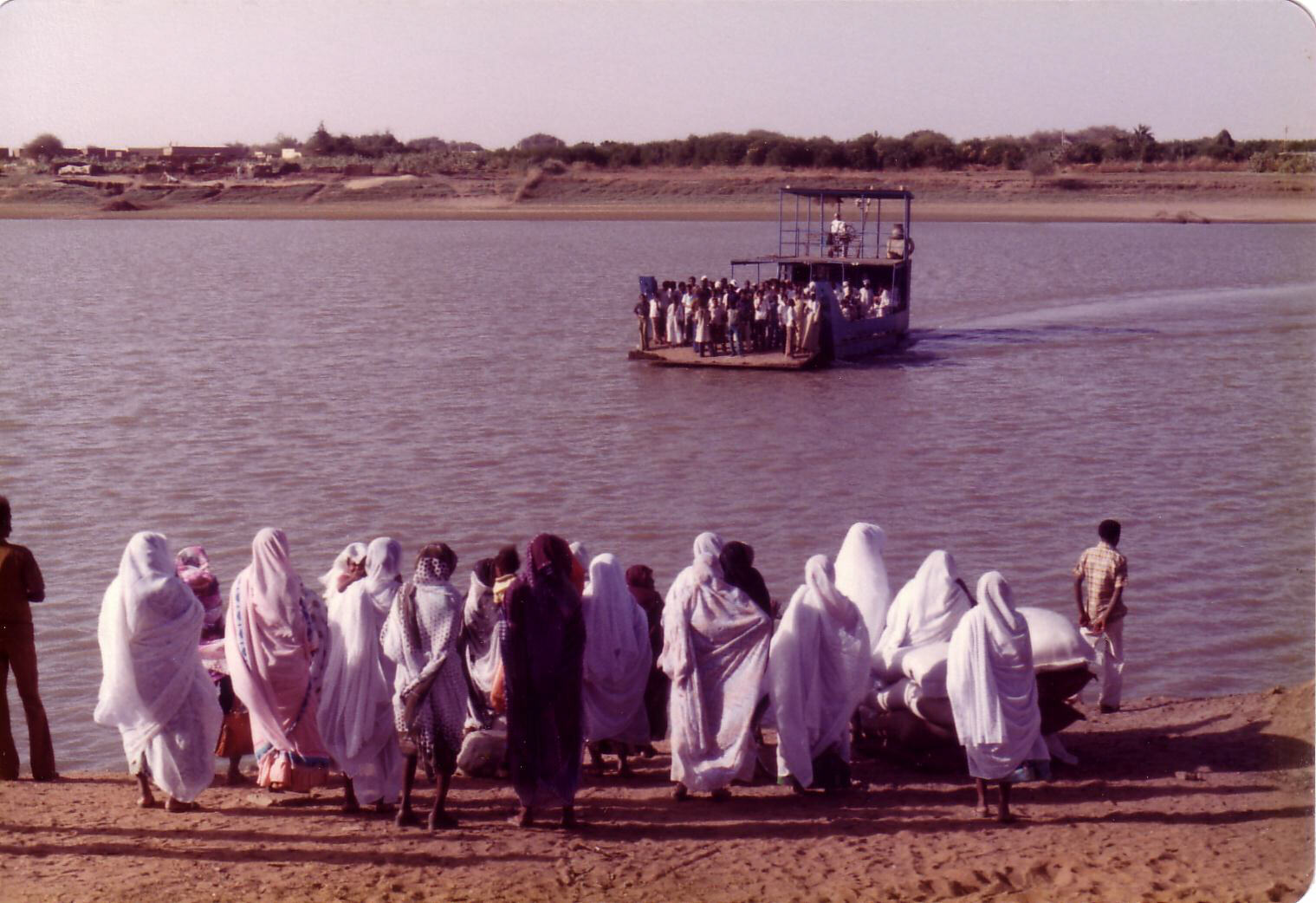 Ferry across the Blue Nile in Khartoum, Sudan