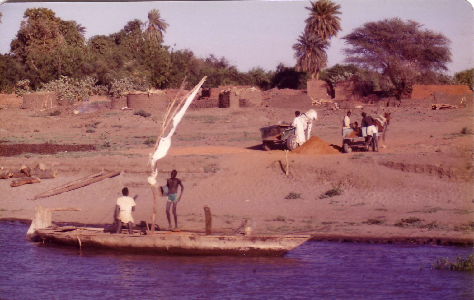 Tuti Island in the Blue Nile at Khartoum, Sudan