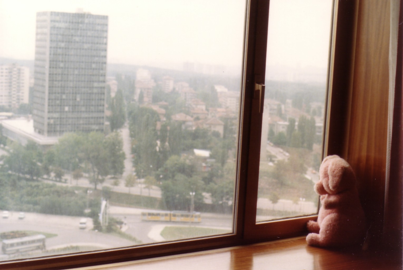 View from the Vitosha hotel in Sofia, Bulgaria