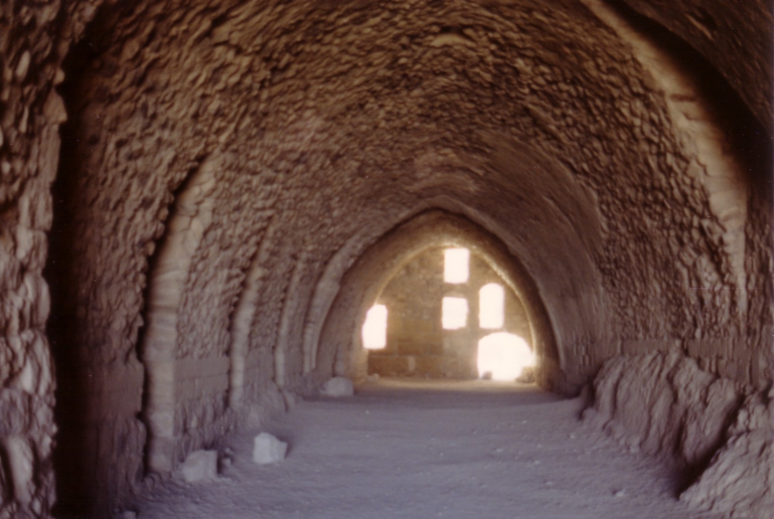 Inside the Crusader castle at Kerak in Jordan