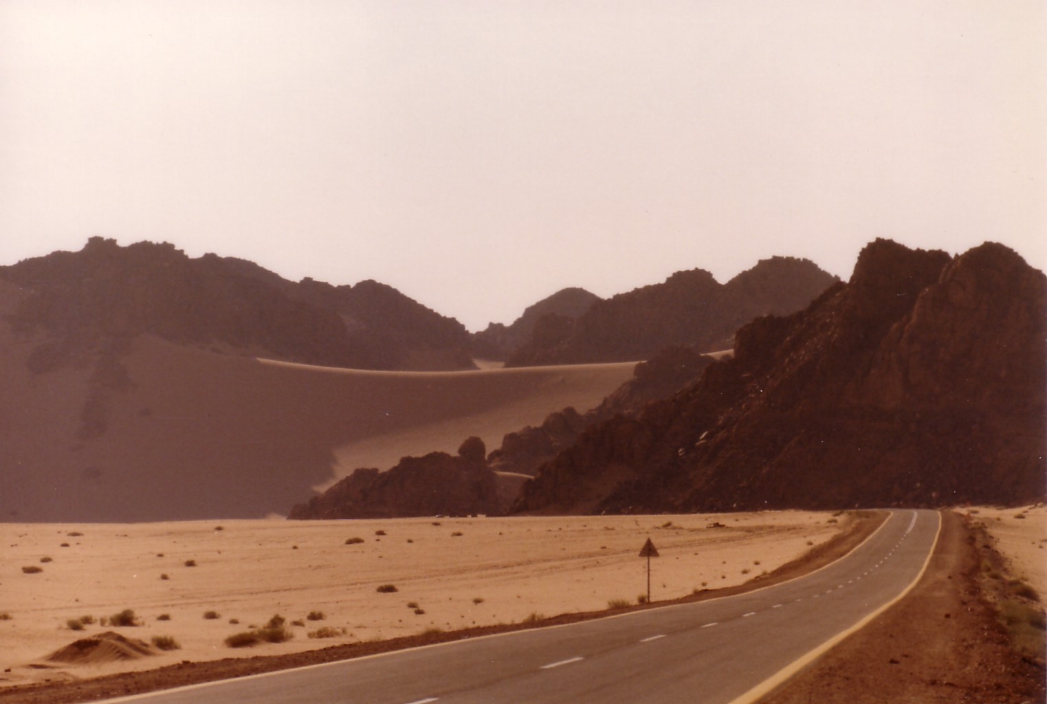 In the Hejaz Mountains near the Jordanian border in Saudi Arabia