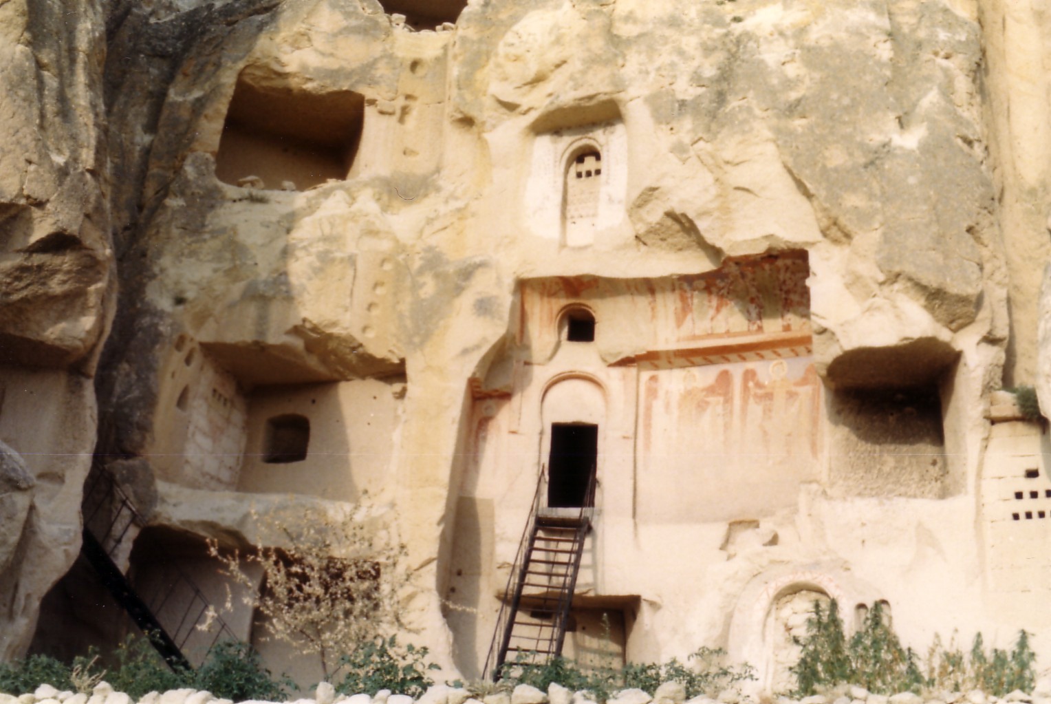 Rock-hewn church in Cappadocia, Turkey