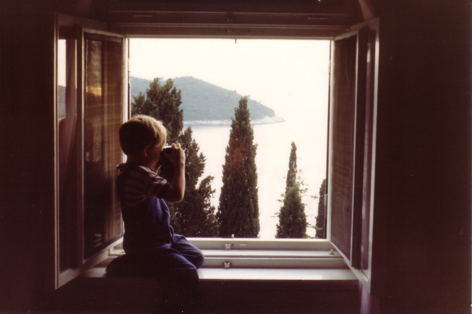 B and B with a view near Dubrovnik, Yugoslavia