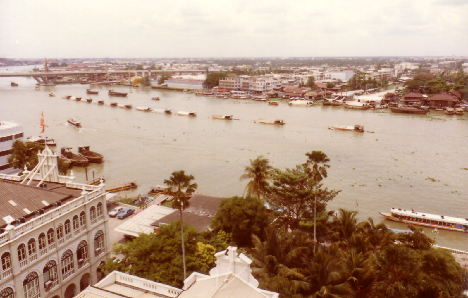 Chao Phraya river from the Oriental Hotel, Bangkok