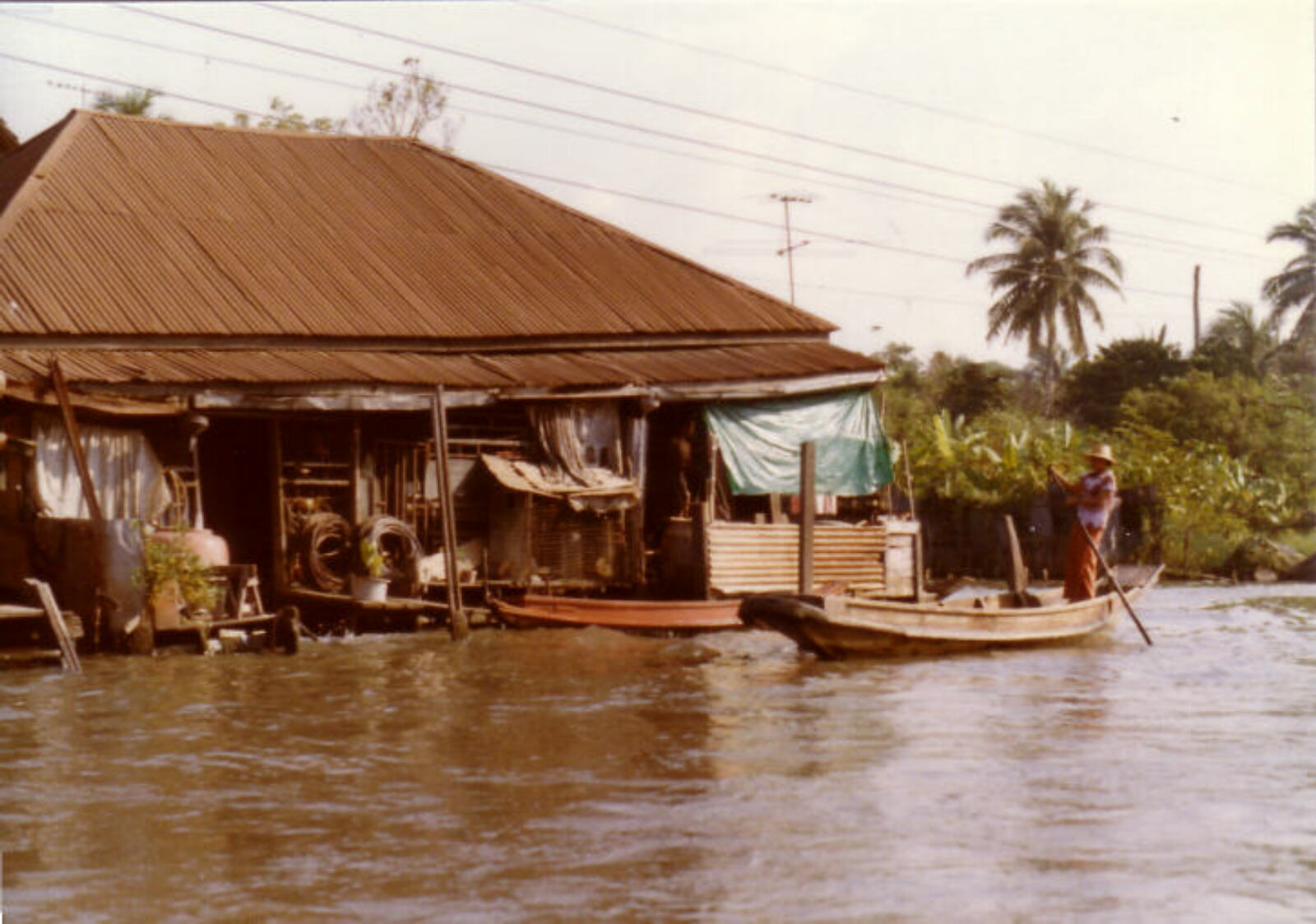 A riverside village on the Bangkok klongs