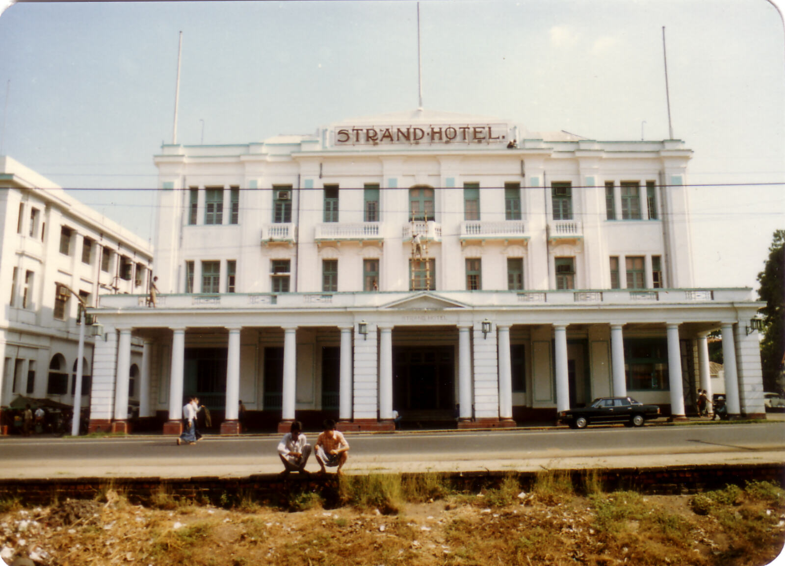 The historic Strand Hotel in Rangoon, Burma