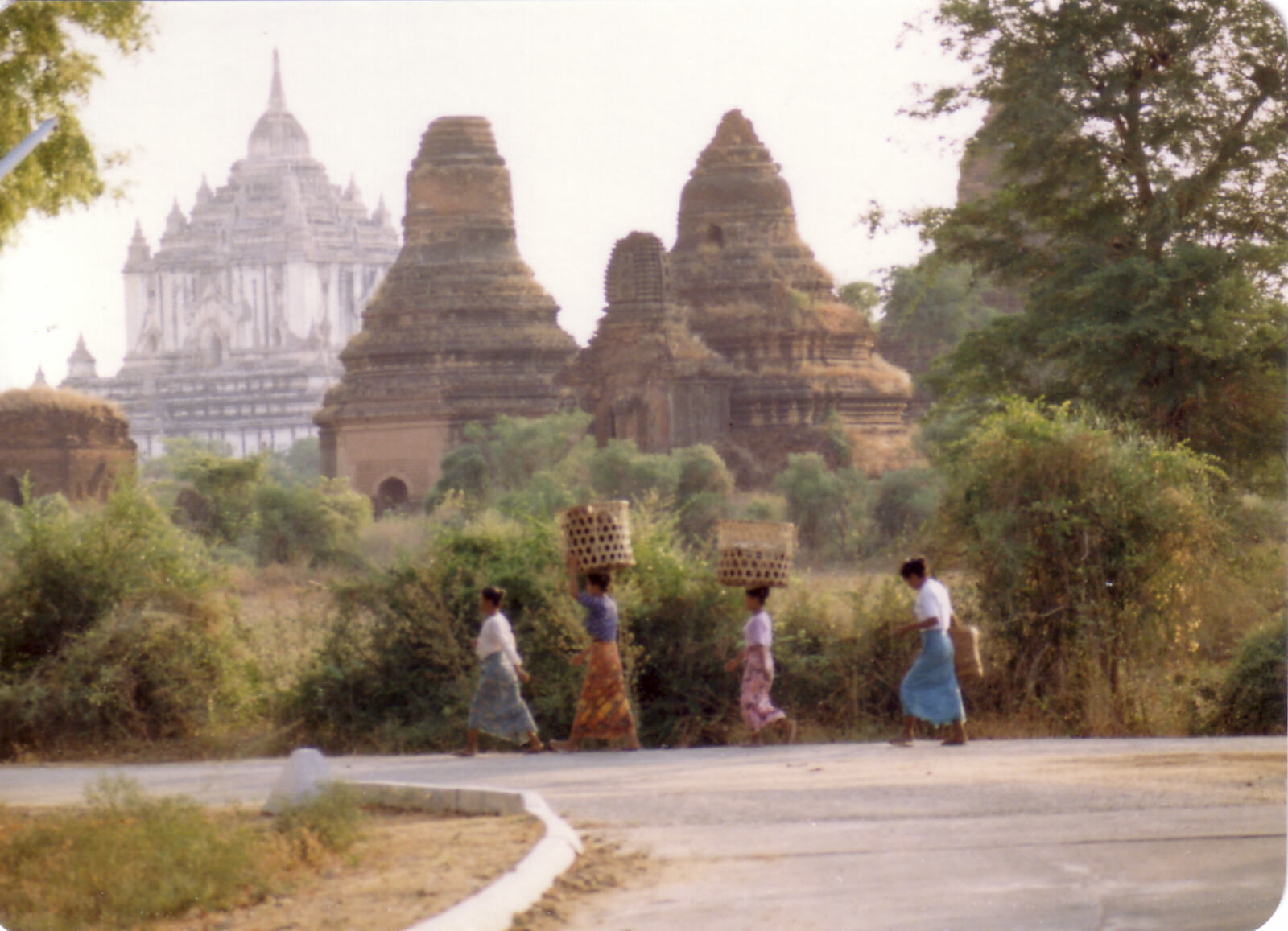 Thiripitsaya Road in Pagan, Burma