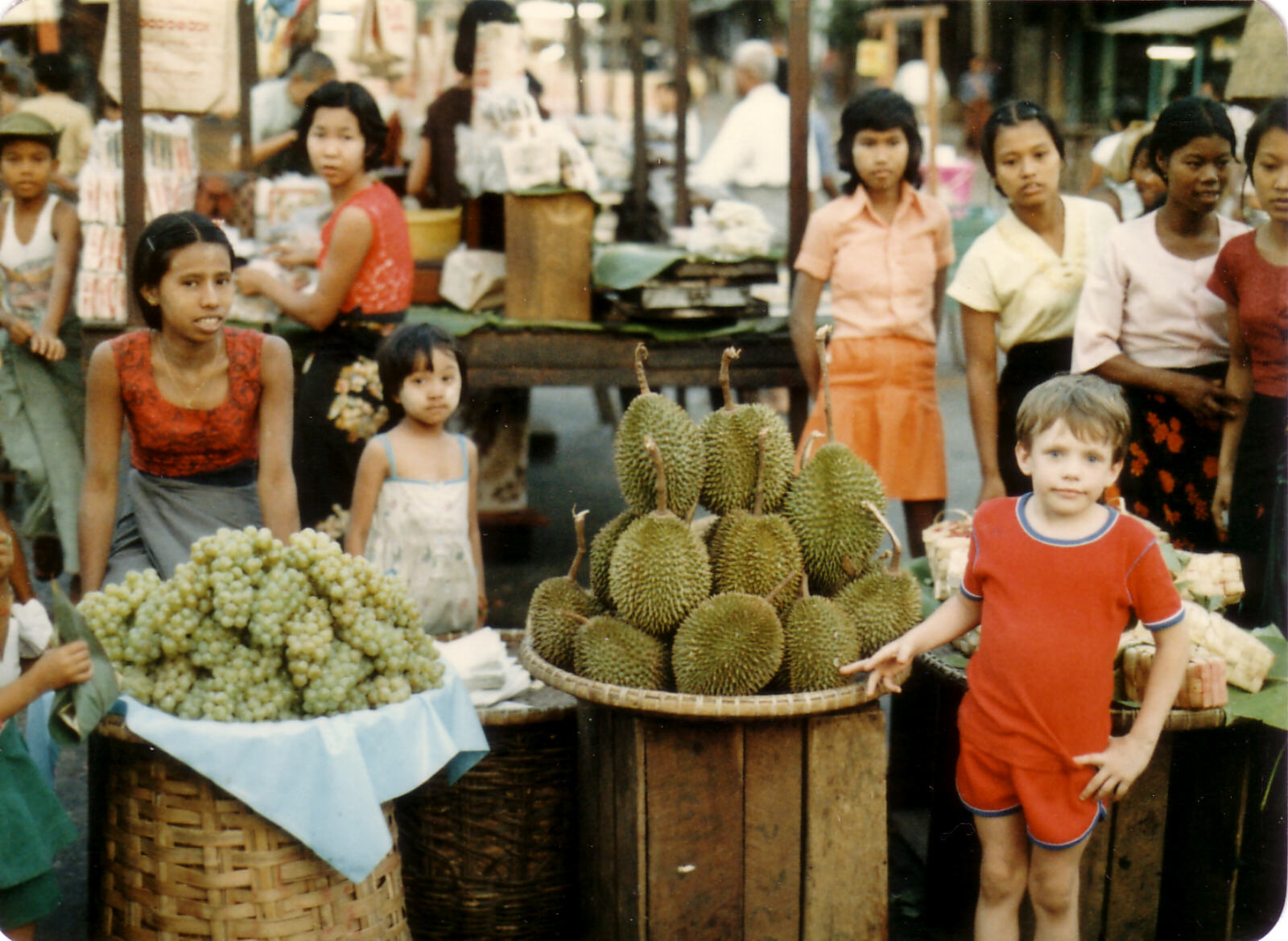 In the market in Mandalay, Burma