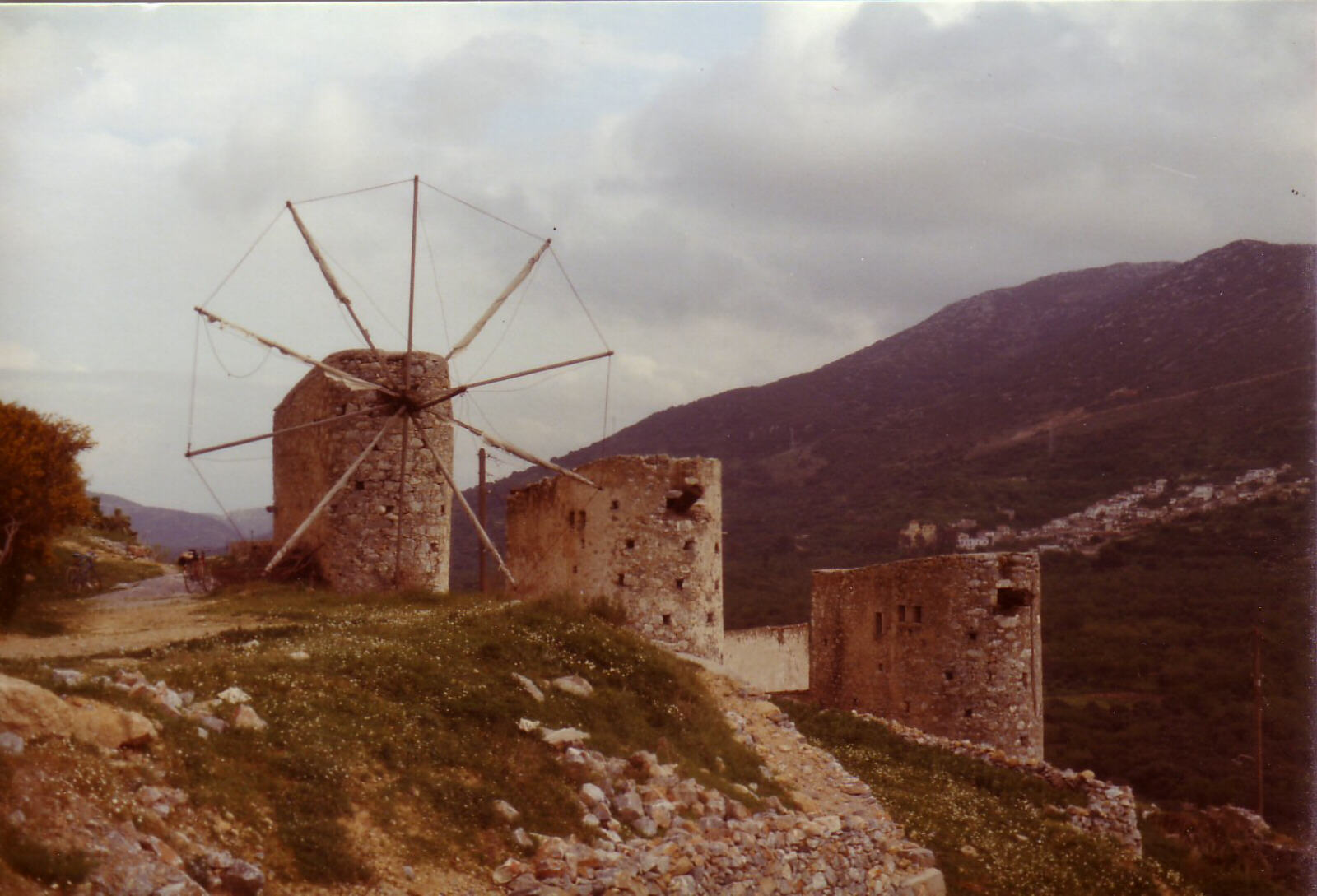 Windmills at Malia in Crete