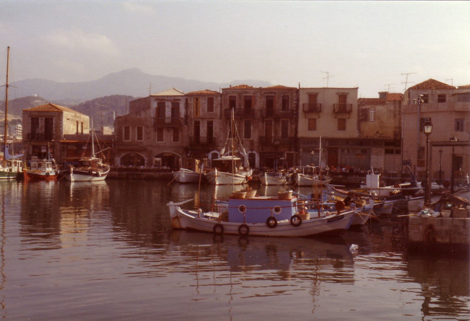 The harbour at Agios Nikolaos in Crete