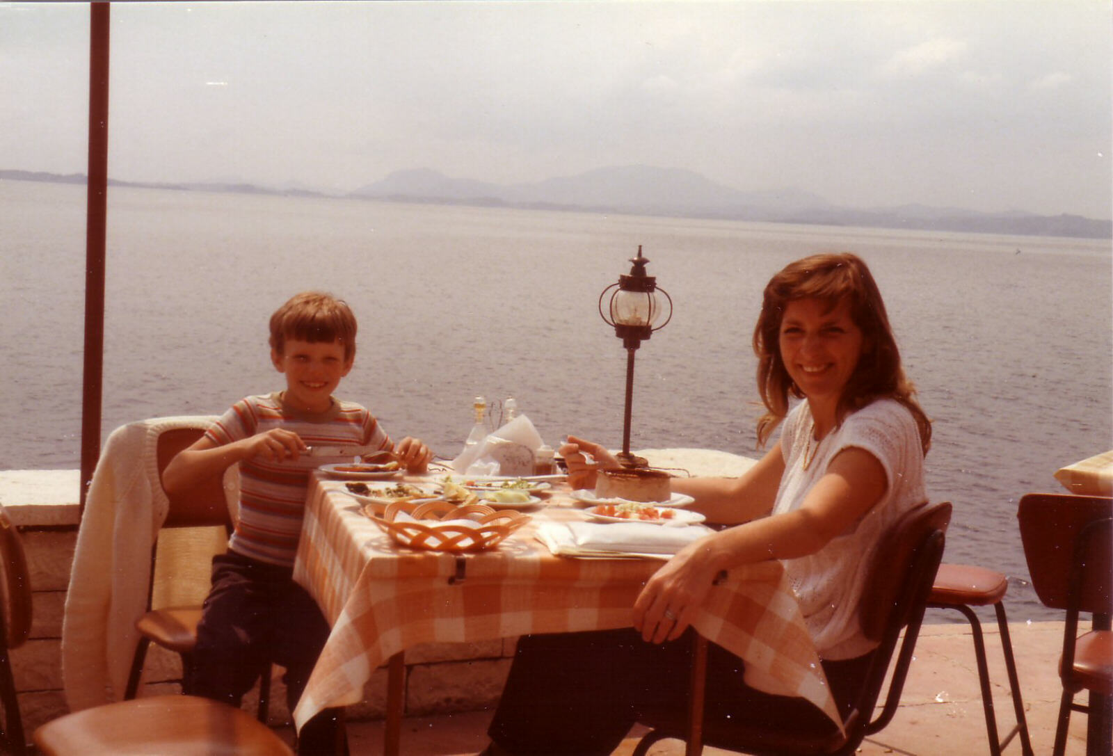 A meal by the sea in Nissaki, Corfu