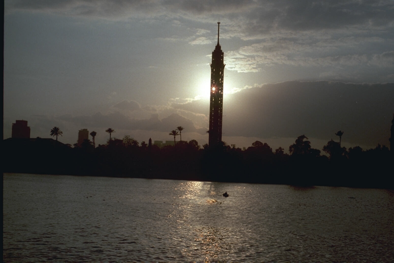 Sunset at the Cairo Tower by the Nile