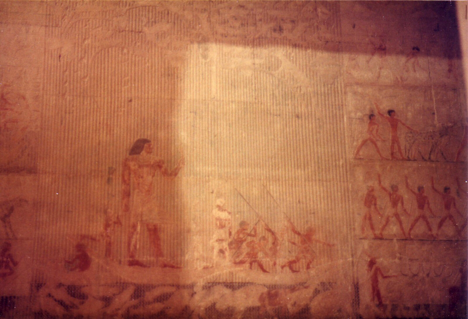 Lord Ti in the papyrus thickets, Tomb of Ti, Sakkara, Egypt