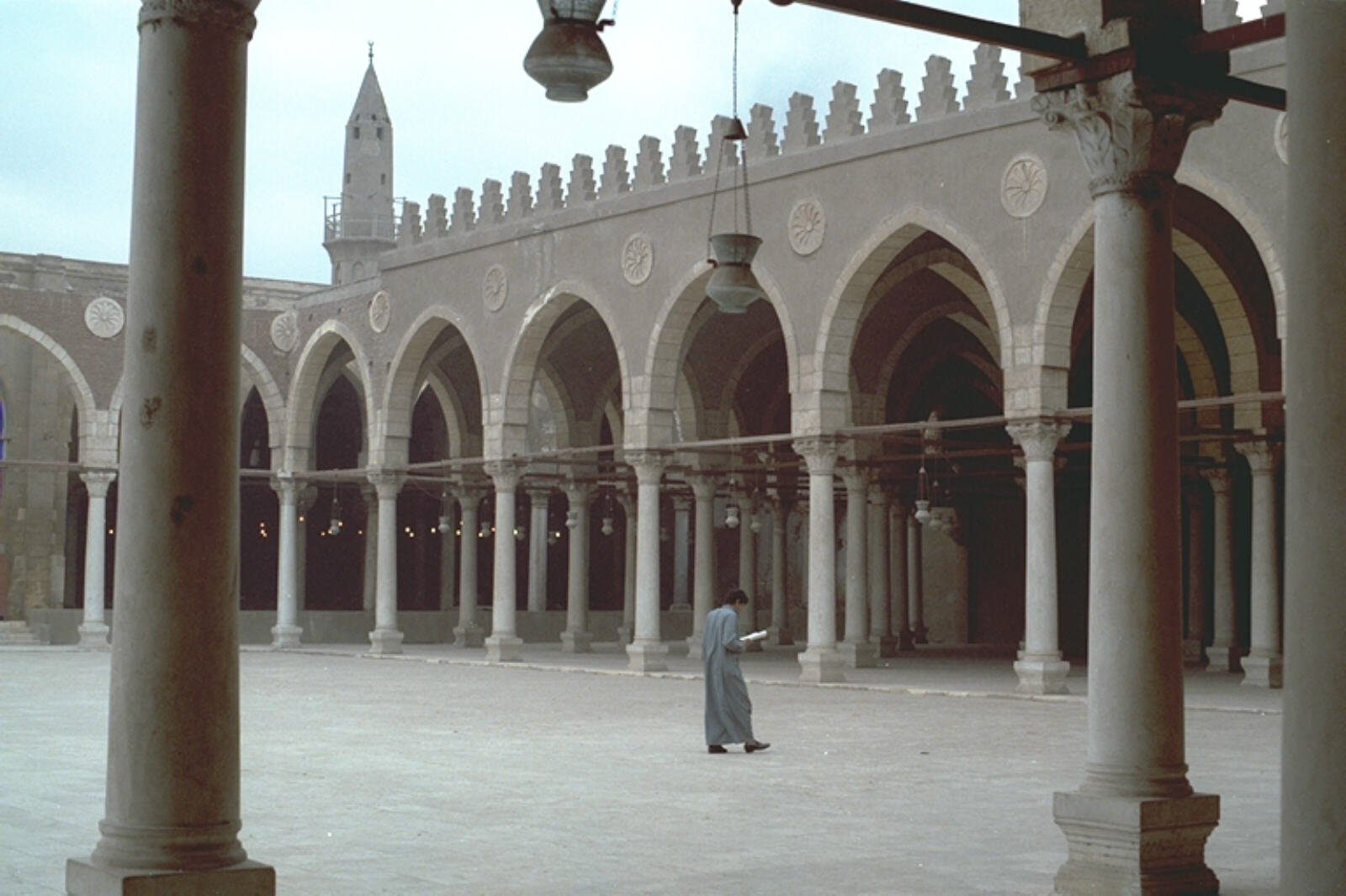 The Amr Ibn Al Aas mosque in Fustat, Old Cairo