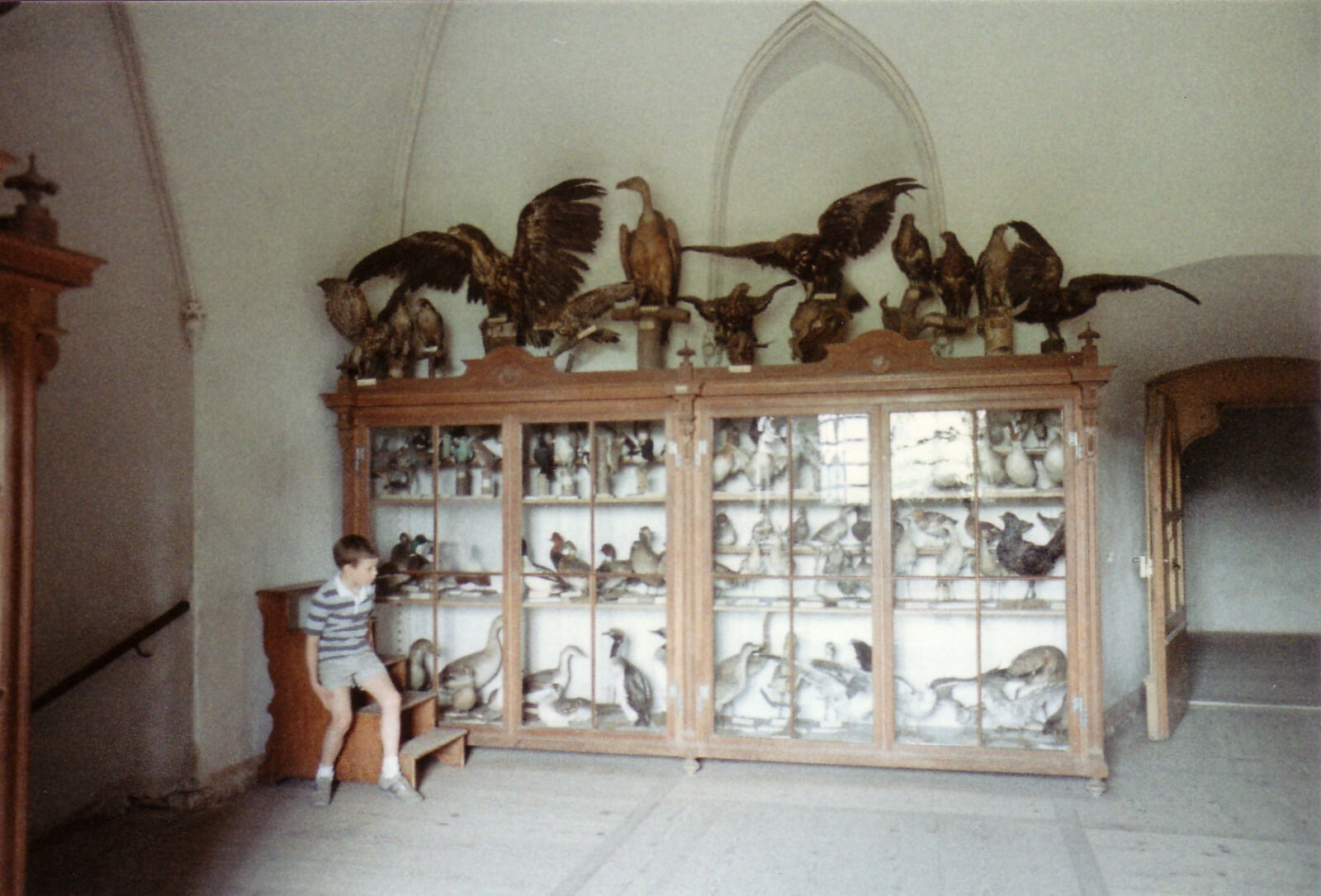 Inside Pernstein castle, Czechoslovakia