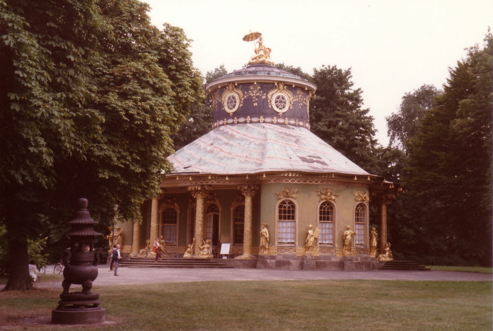 In the grounds of the Sansscouci palace in Potsdam, East Germany