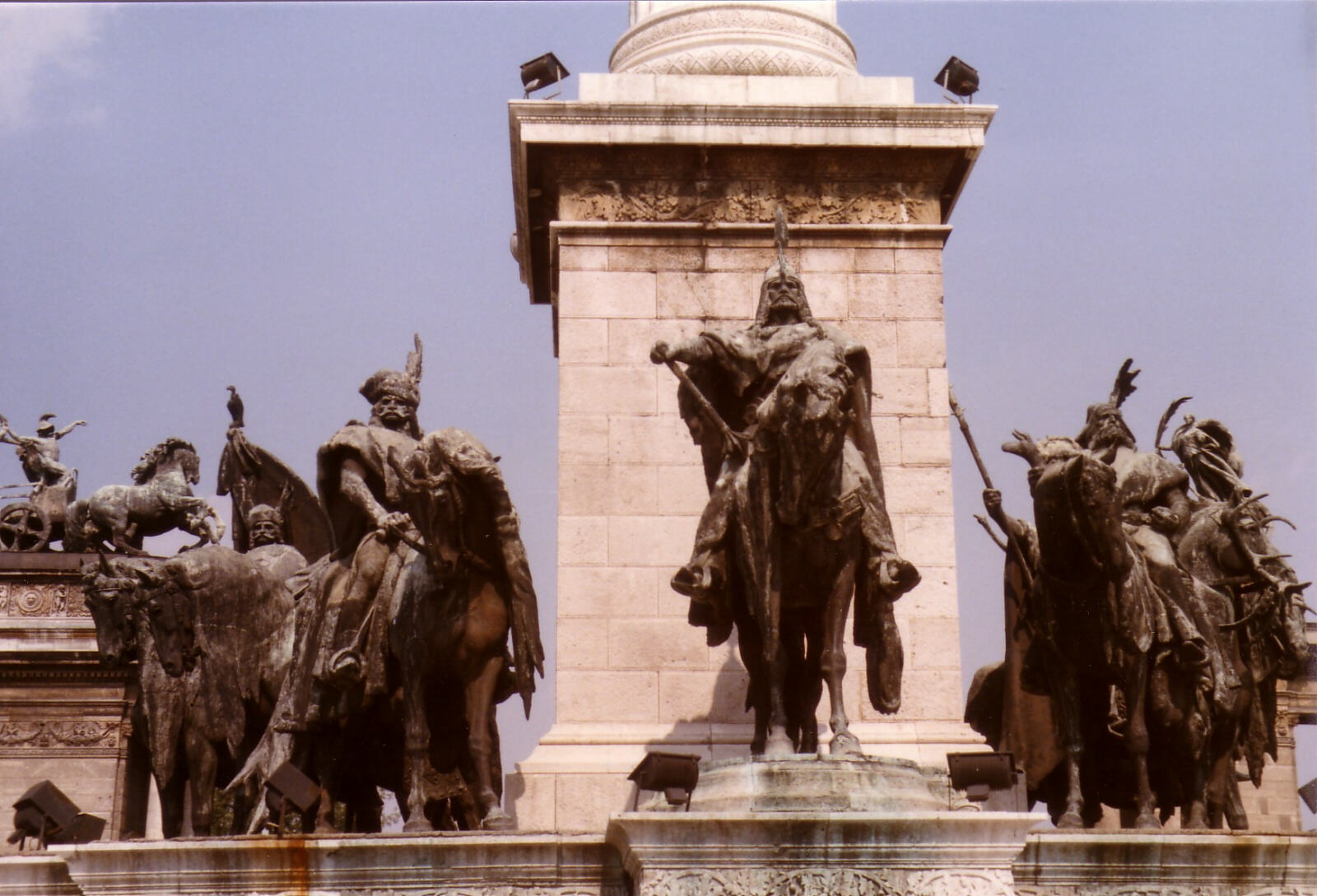 Heroes Square in Budapest, Hungary