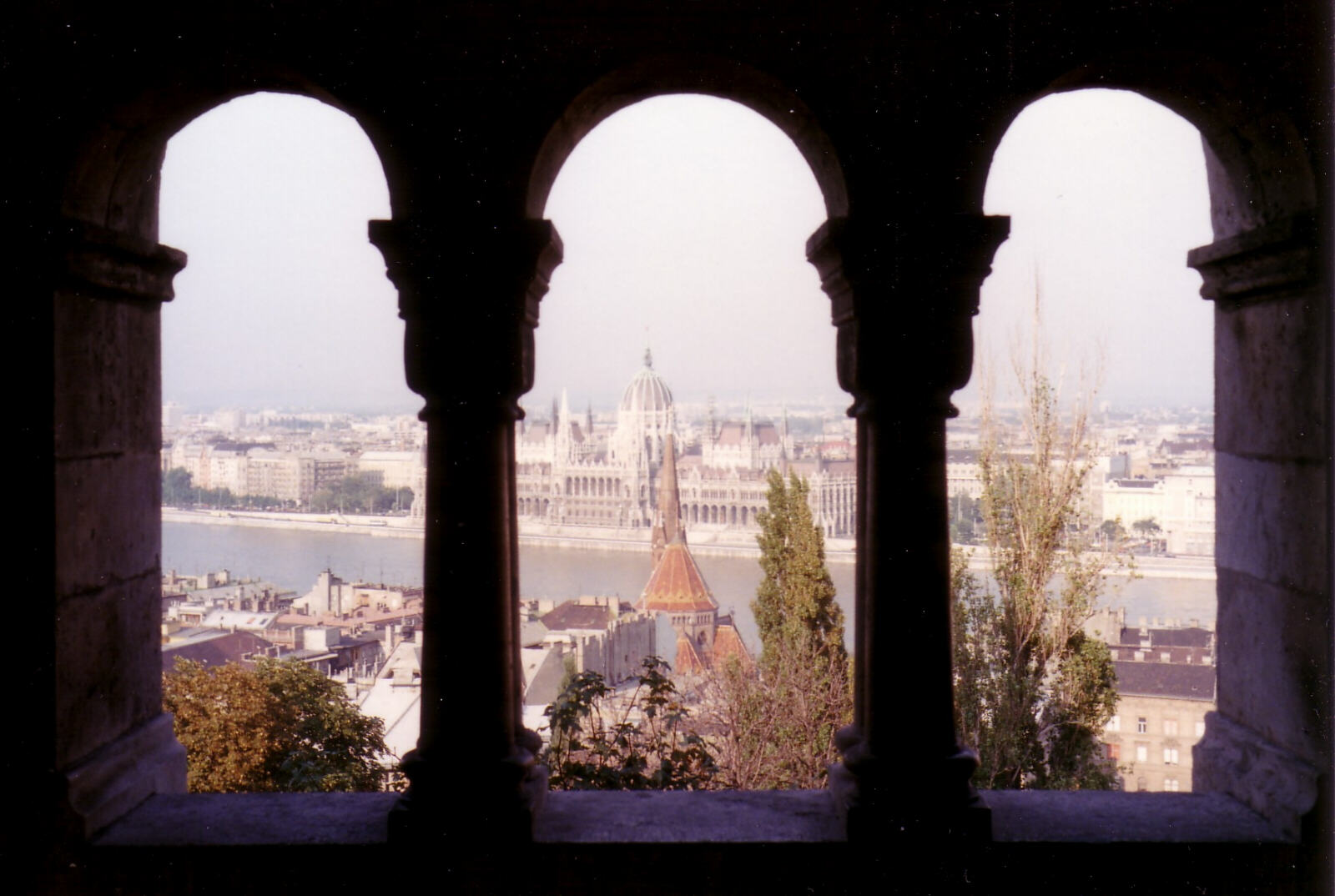 The Parliament building in Budapest