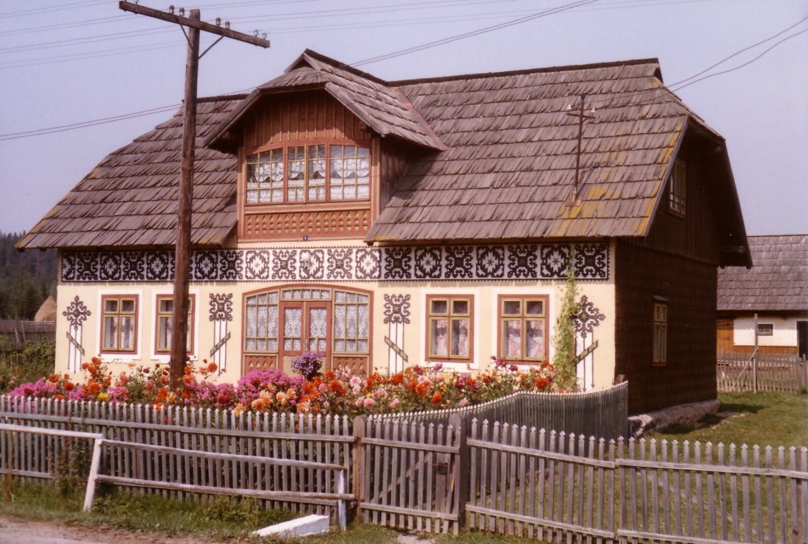 Pretty farmhouse near Bistrita in Transylvania, Romania