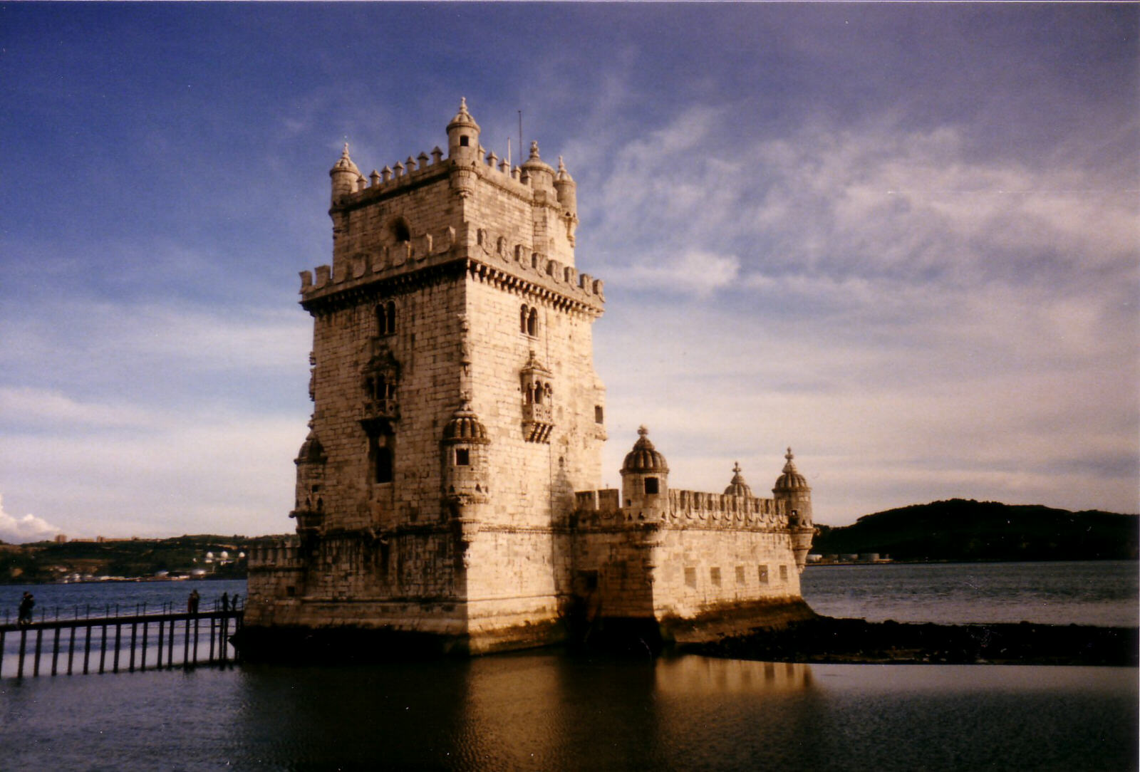 Bethlehem Tower, on the waterfront in Lisbon