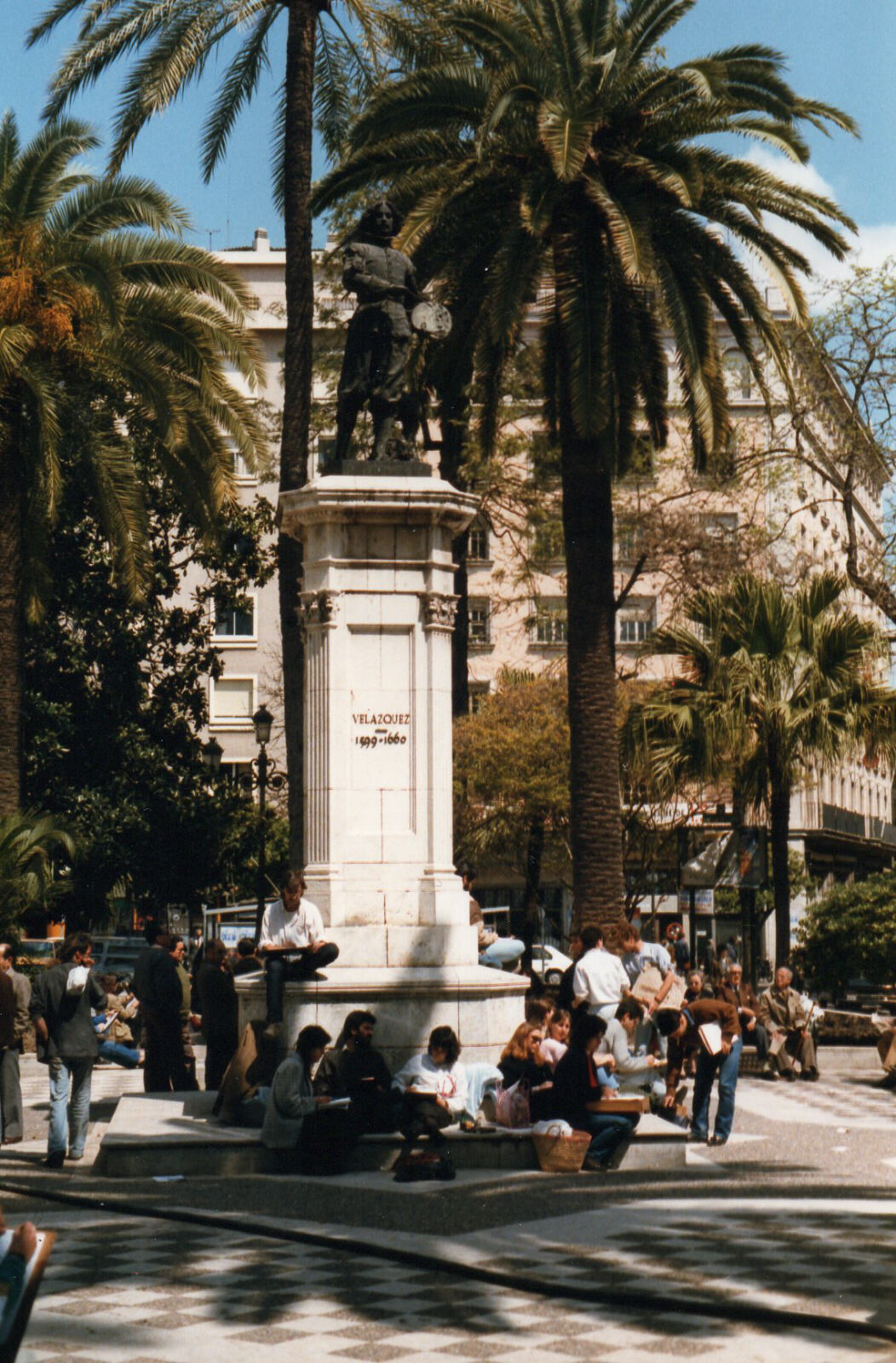 Plaza Duque de la Victoria in Seville, Spain