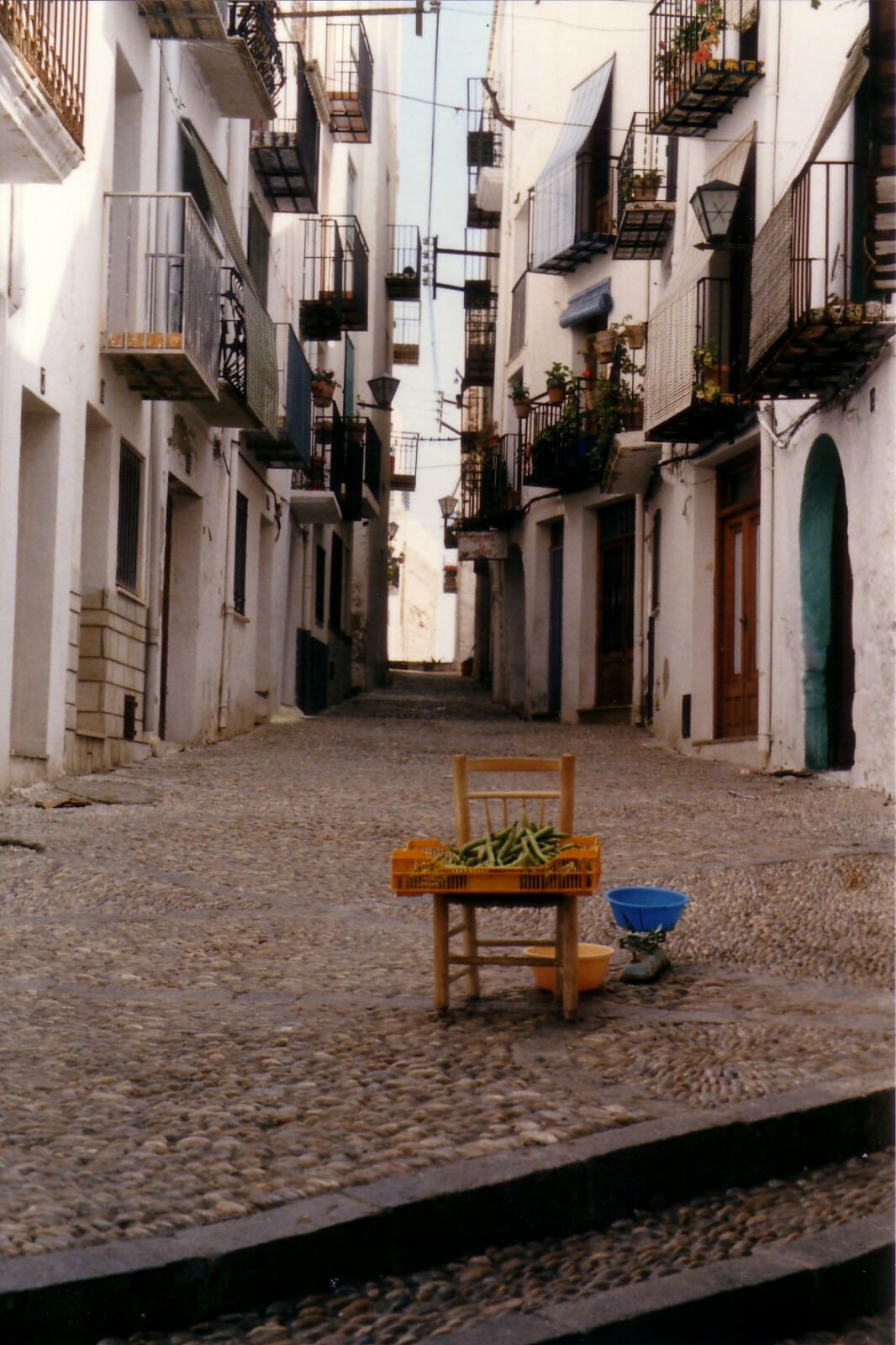 A little 'street market' in Peniscola, Spain