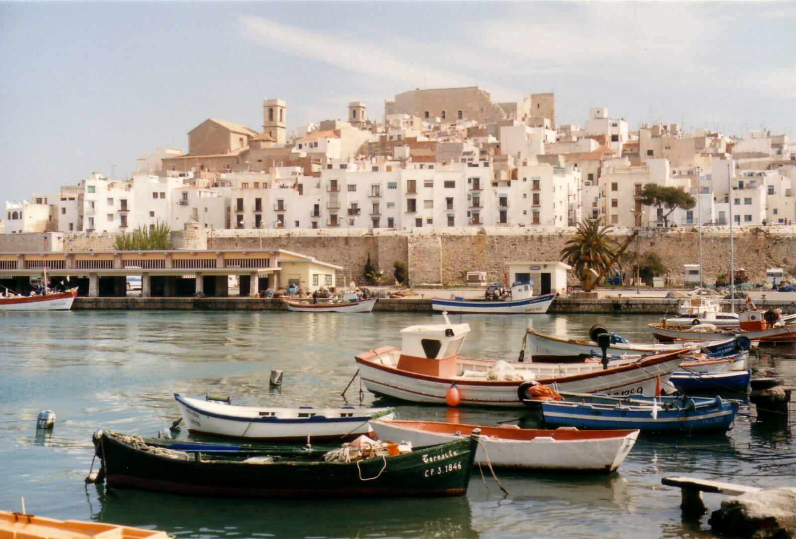 The harbour at Peniscola, Spain