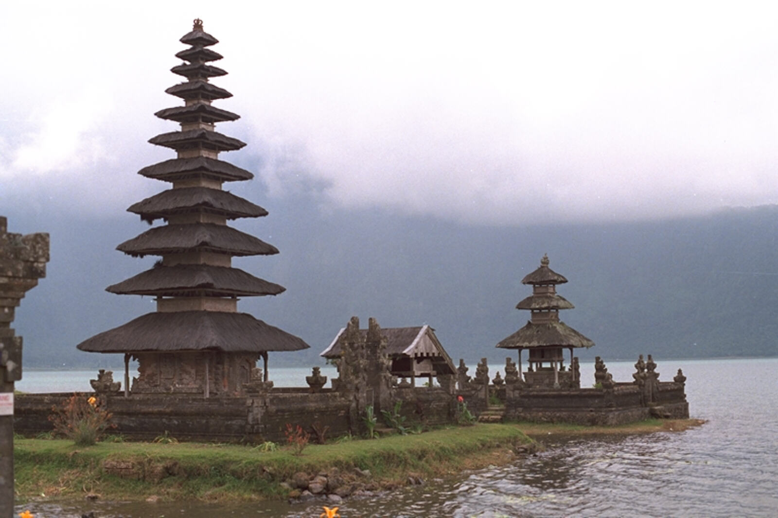 Ulu Danu temple on Lake Bratan in Bali, Indonesia