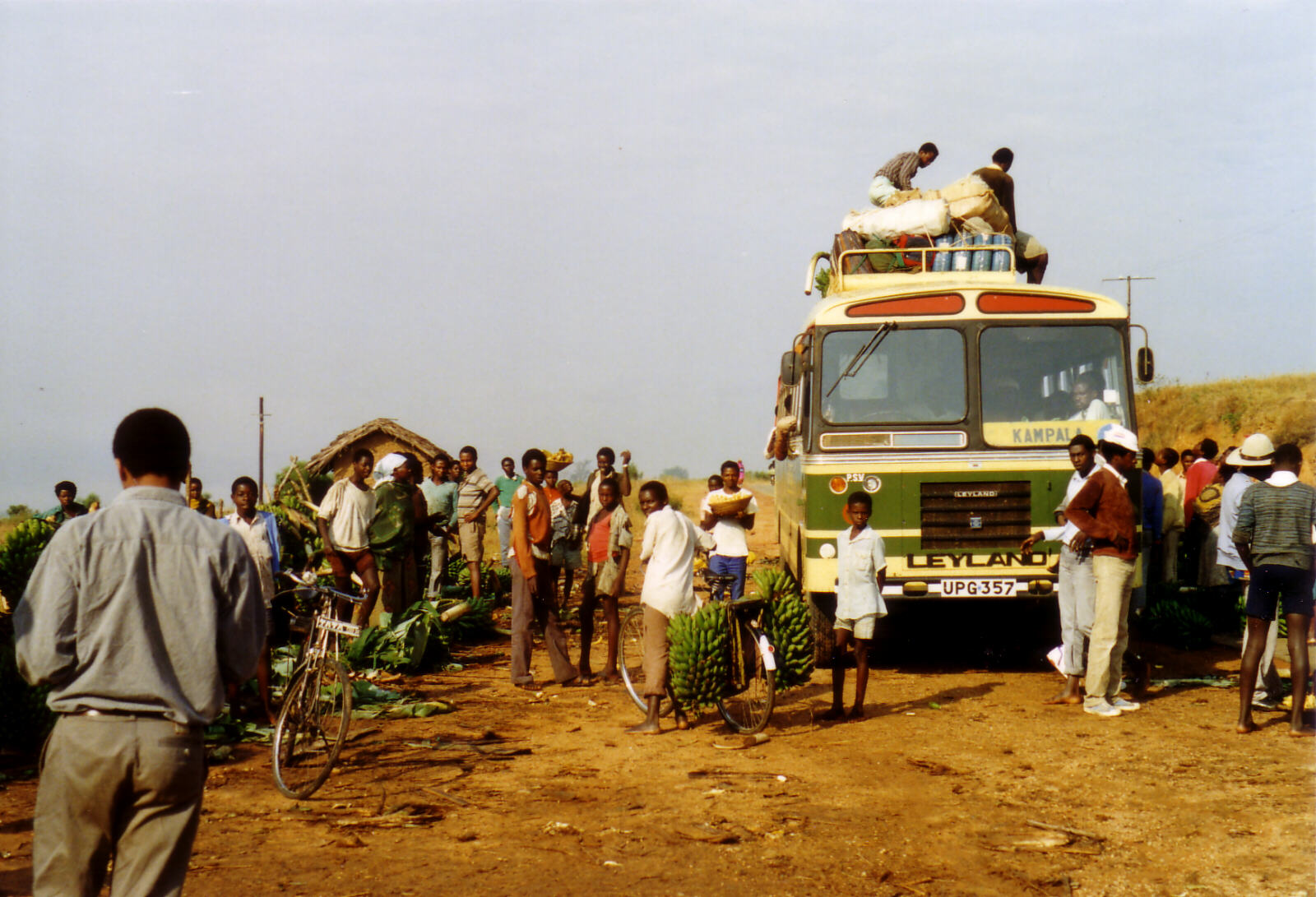 The bus from Kabale to Kampala, Uganda