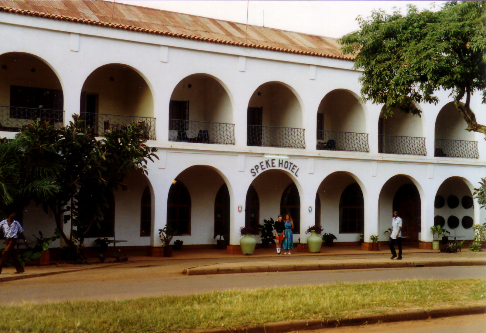 The old colonial Speke hotel in Kampala, Uganda