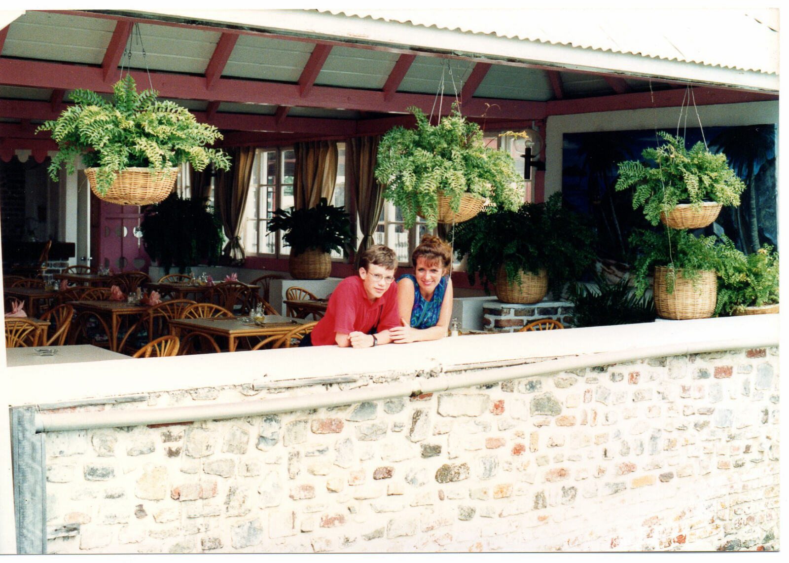 At the Cobblestones Inn in Kingstown, St Vincent, Caribbean