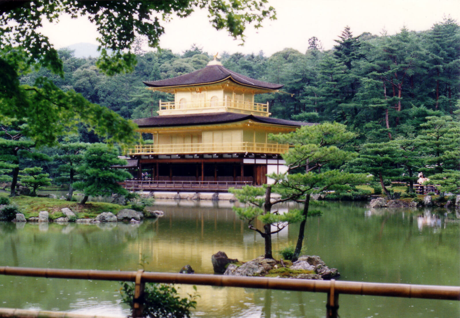 Kinka-Kuji (golden pavilion) temple in Kyoto, Japan