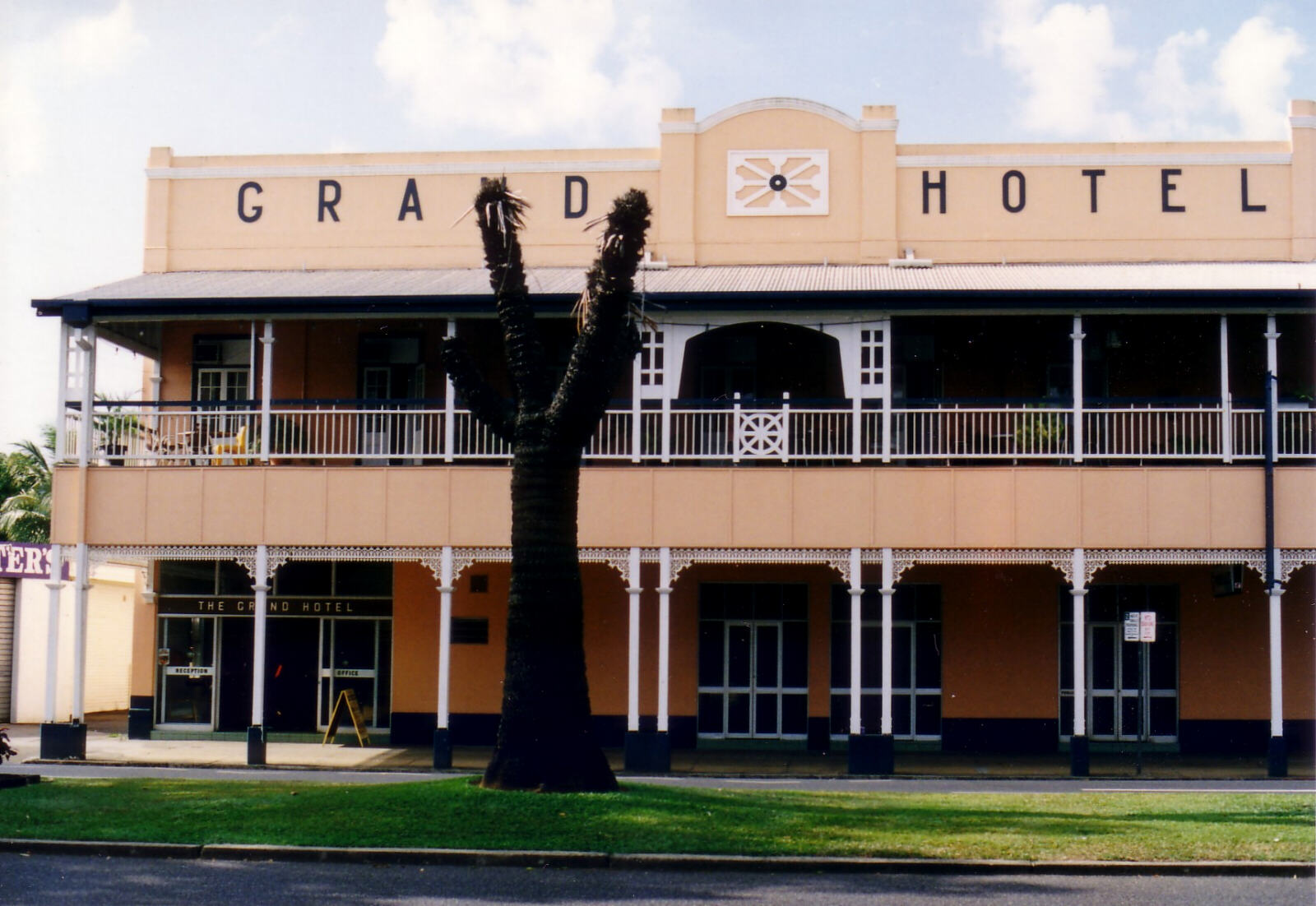 The historic Grand Hotel in Cairns, Australia