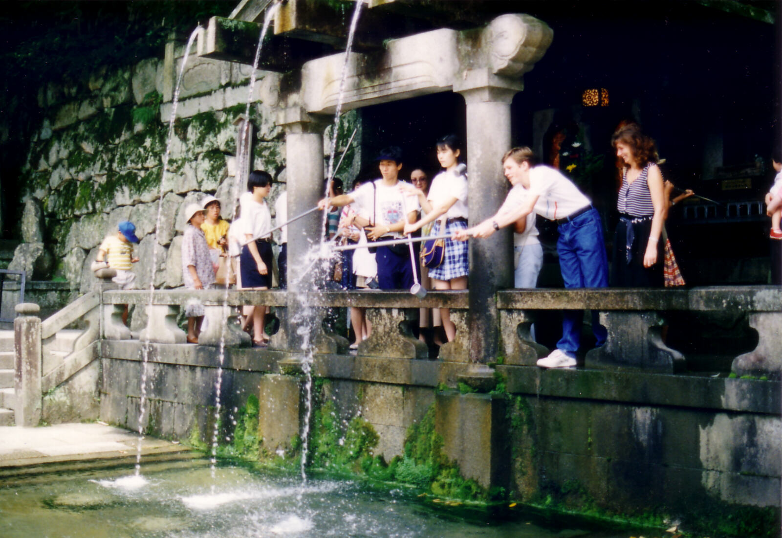 The Kiyomizu (clear water) temple in Kyoto, Japan