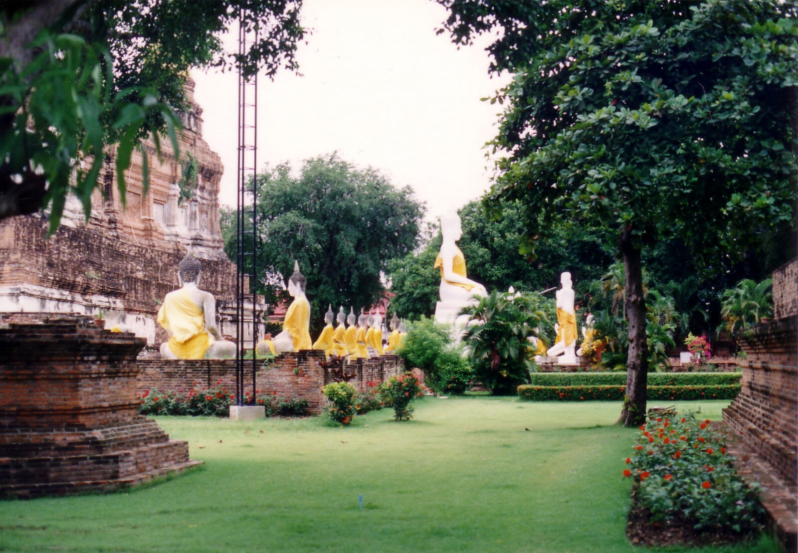 Wat Yai Chai Mongkol at Ayuthaya, Thailand