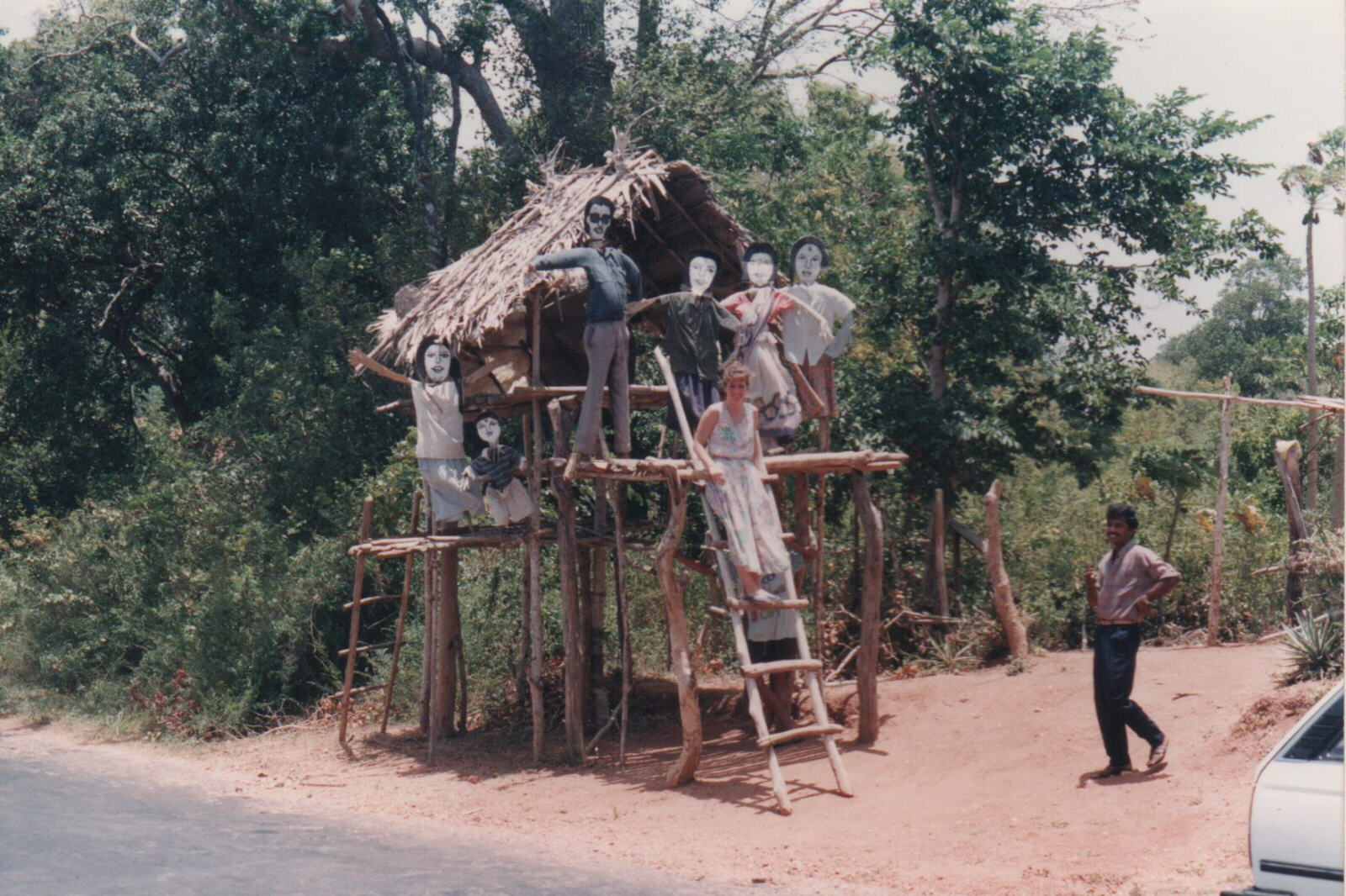 A 'poor person's house' in a village, Sri Lanka