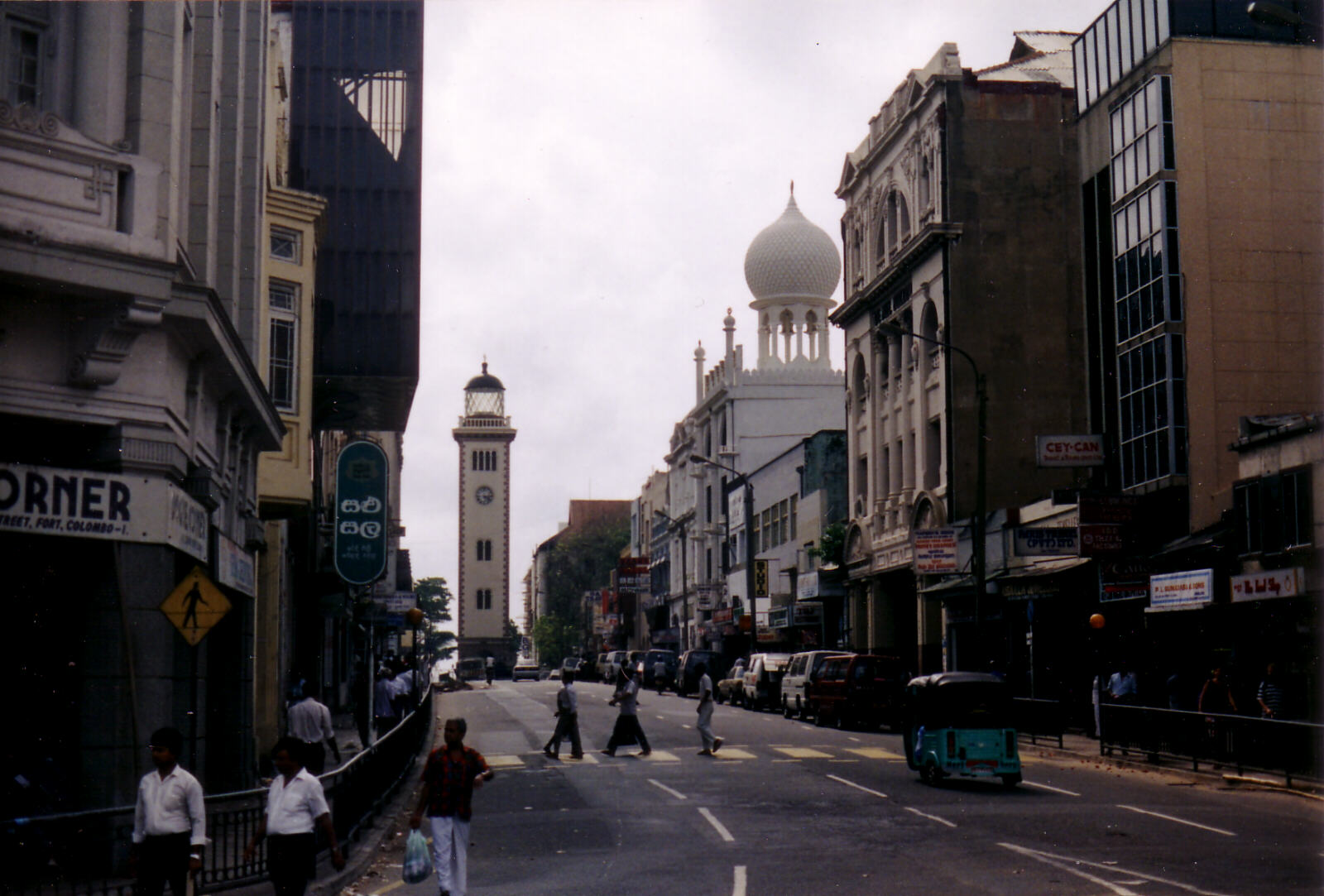 Chatham Street in central Colombo, Sri Lanka